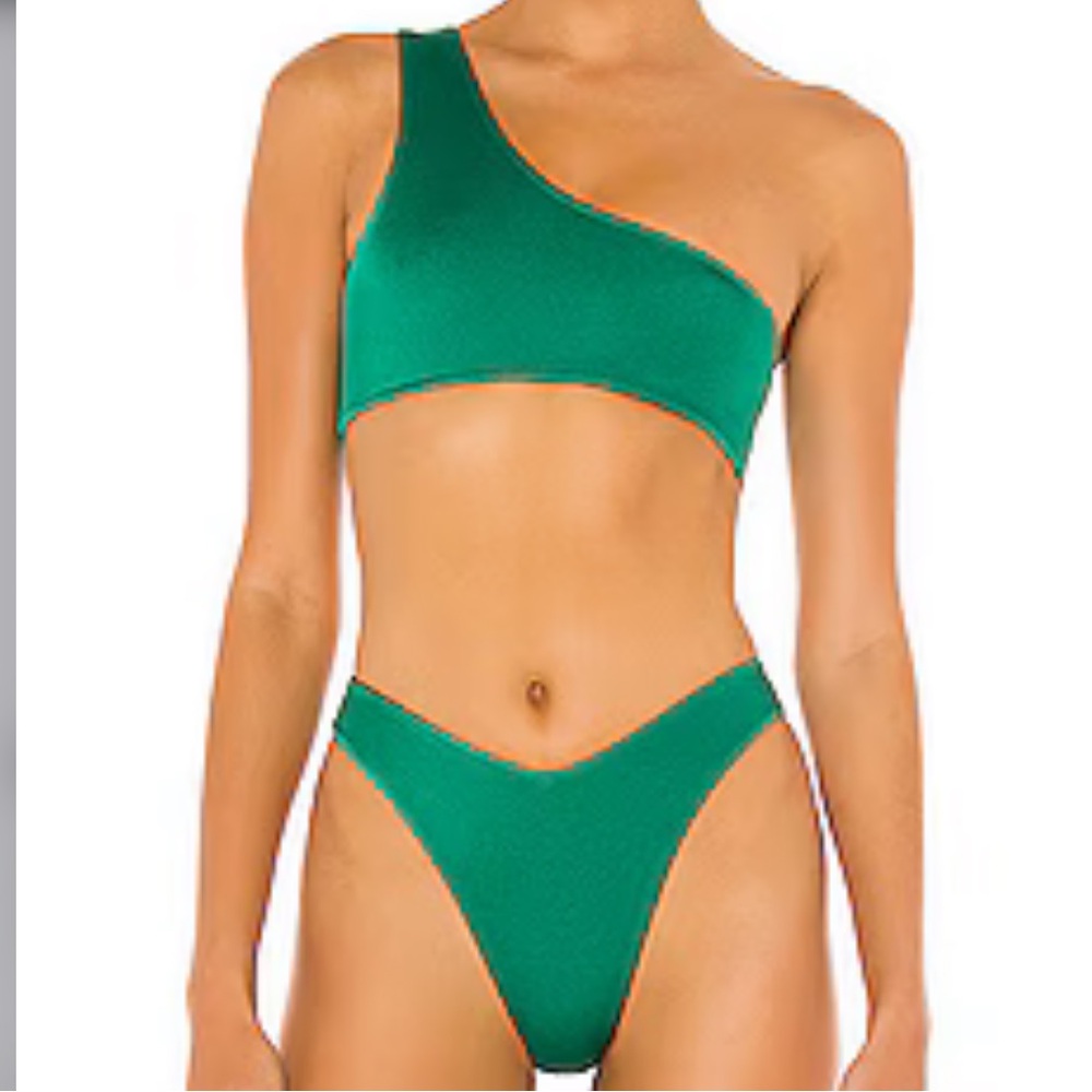 Frankies Bikinis Shine Bikini Top & Bottom Set